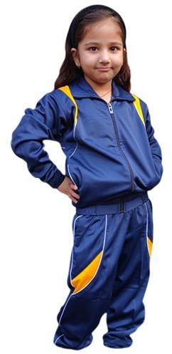 Plain Collar School Track Suit, Fabric Material : Cotton, Polyester