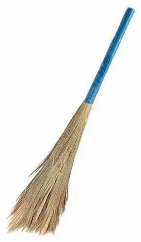 Blue Plastic HDPE Grass Broom, For Cleaning, Feature : Flexible, Premium Quality
