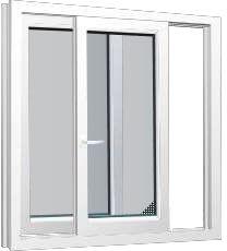 Rectangular Aluminium Polished UPVC Sliding Window, For Home, Hotel, Office, Restaurant, Size : Customised