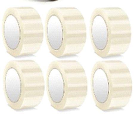 Transparent BOPP Tape, For Carton Sealing, Bag Sealing, Design : Plain