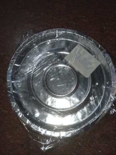 Round Paper Plates, Pattern : Plain