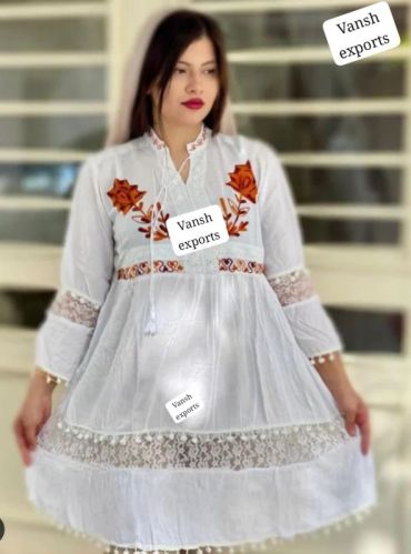 Plain Rayon Women Dress, Size : XXL