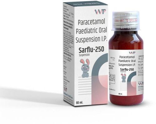 Sarflu 250 Suspension, For Hospital, Clinical Personal, Packaging Type : Plastic Bottle