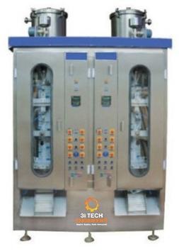 Milk Pouch Filling Machine Double Header 200ML To 1000ML