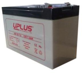 Uplus Black VRLA Battery 12v 7.5ah, For Industrial Use, Voltage : 0-25AH