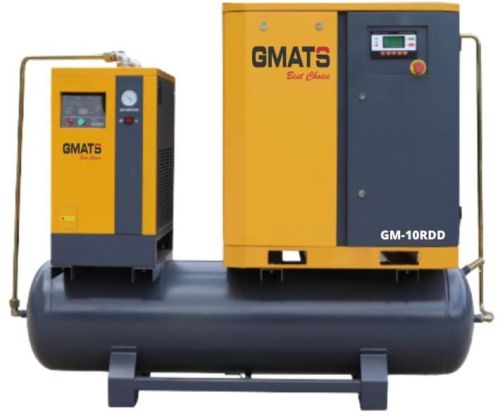 Tank Mounted Screw Air Compressor, For All Industrial Uses