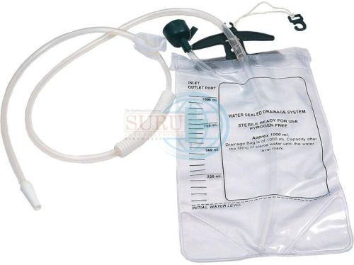 White PVC Water Sealed Drainage Bag, For Hospital, Feature : Excellent Quality, High Strength
