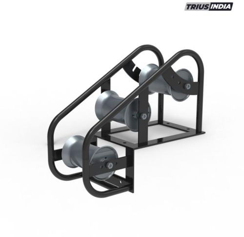 Paint Finish Mild Steel Manhole Cable Roller, Color : Grey