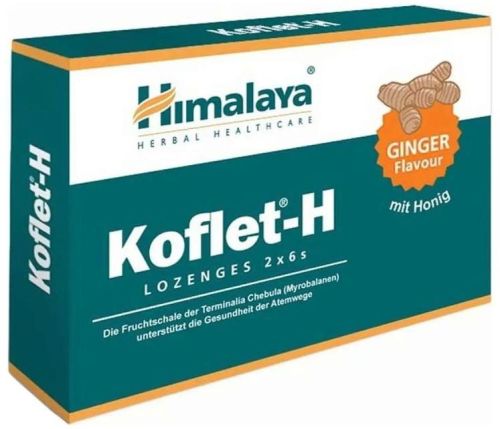 Himalaya Koflet-H Ginger Tablet, Packaging Type : Wrapper