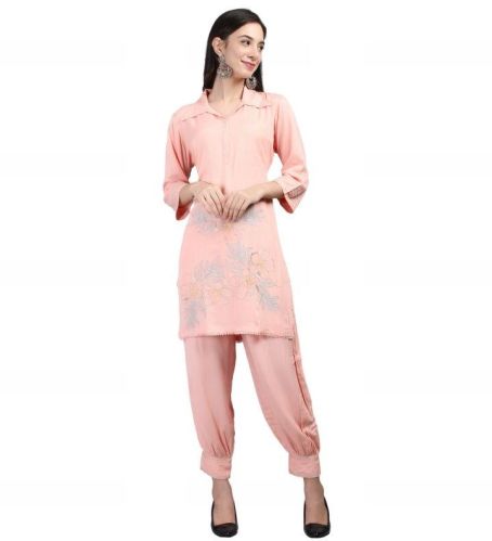 Ladies Rayon Kurta Set Without Dupatta, Size : XXL, XL, M