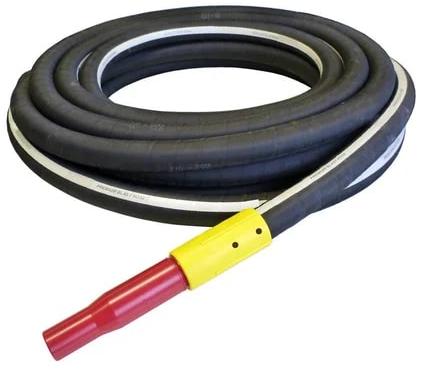 Black Round Polished Rubber Sand Blasting Hose, For Industrial Use