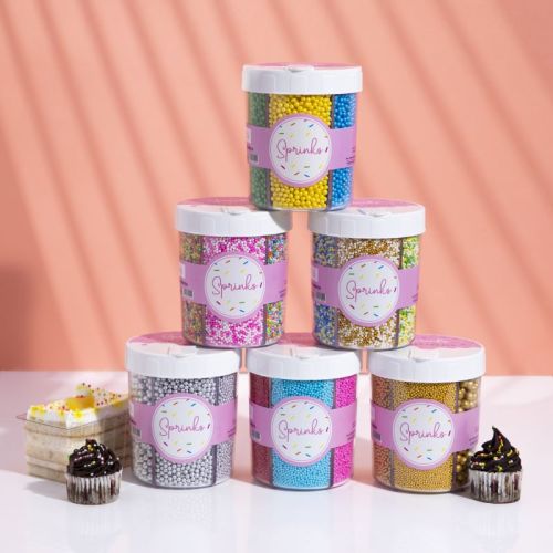 5 In 1 Jar Sprinkles, Size : 2mm, 4mm, 6mm, 2MM, 4MM, 6MM, ETC.
