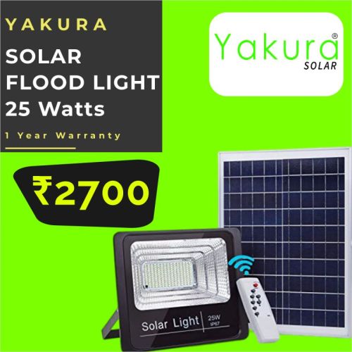 25W Solar Flood Light - Yakura Solar
