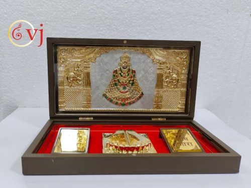 999 Silver Gods Khatushyam Ji Double Charan Paduka Momento With Natural Fragrance