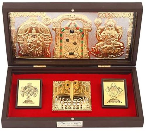 999 Silver Gods Tirupati Bala Ji Double Charan Paduka Momento With Natural Fragrance