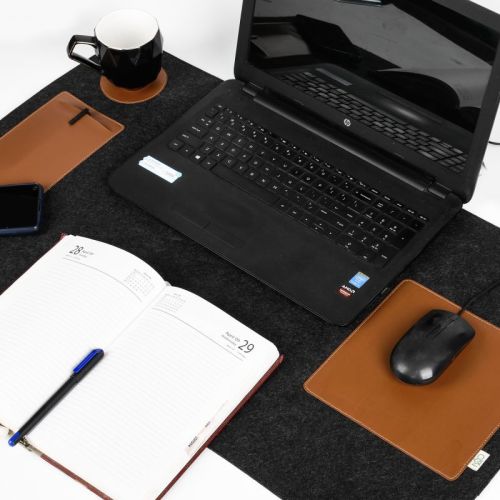 Grey OON Felt Desk Organiser, Style : Plain