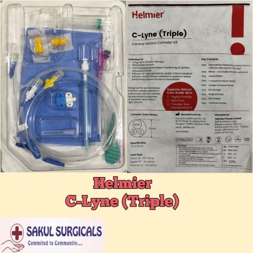 White Helmier Central Venous Catheter Kit