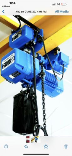 220V Manual Electric Chain Hoist