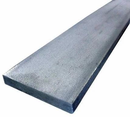 Silver Rectangular 6mm Stainless Steel Flat Bar