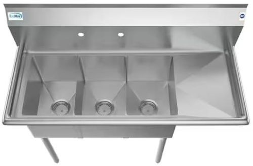 Round Polished Commercial Stainless Steel Sink, Size : Multisize