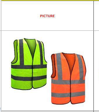 Nylon Safety Jacket, Color : Red