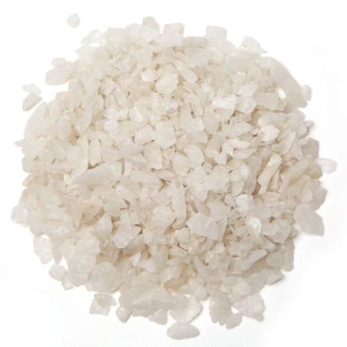 Granite Uneven Shape White Pebbles Chips - Frozen Drops, For Flooring, Landscape, Size : 6mm