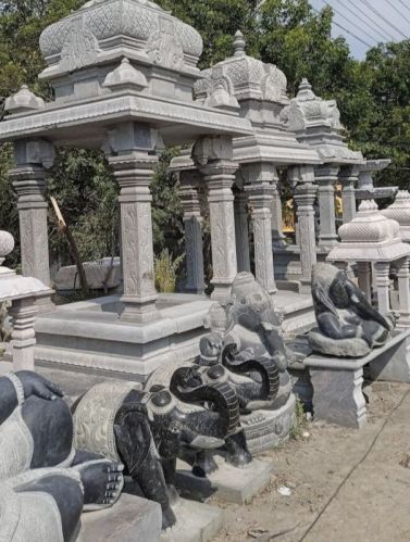 Plain Non Polished Stone Temple, Size : Multisize