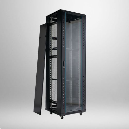 Metal 19inch Floor Standing Network Rack 42u, Packaging Type : Black