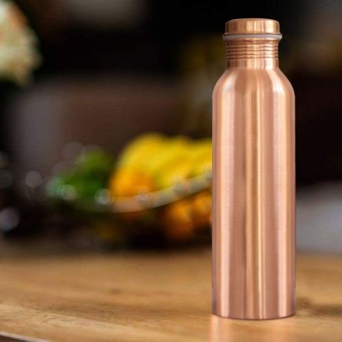 Plain Pure Copper Water Bottle, Packaging Type : Paper Box