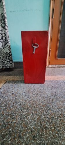 Red Polished Iron Fire Fighting Panel, Pattern : Plain