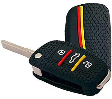 Silicone Key Cover Compatible For Audi A1 , A3 , A6 , Q2 , Q3 , Q7 , TT , TTS , R8 , S3 , S6 , RS3 3