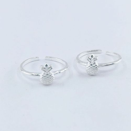 Polished Plain 64 Toe Ring, Packaging Type : Plastic Box