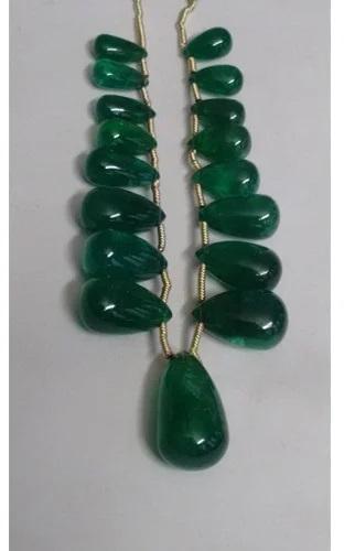 Green Gemstone Briolette