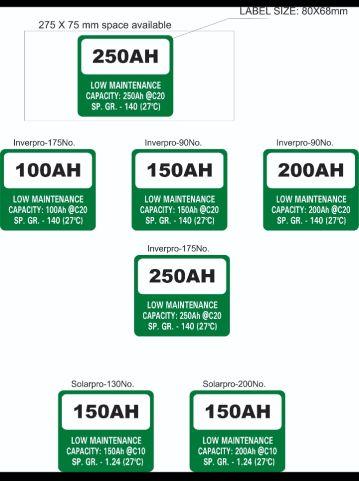 4 Mil Polyester Labels, Size : Variable