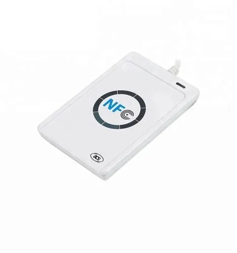 White Baba Barfani Nfc Card Reader
