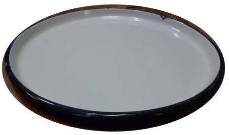 Round Plastic Rice Enamel Plate, For Industial, Size : Standard