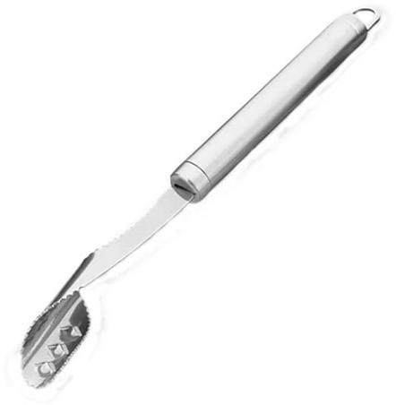 Grey Stainless Steel Polished Seed Spatula, For Laboratory