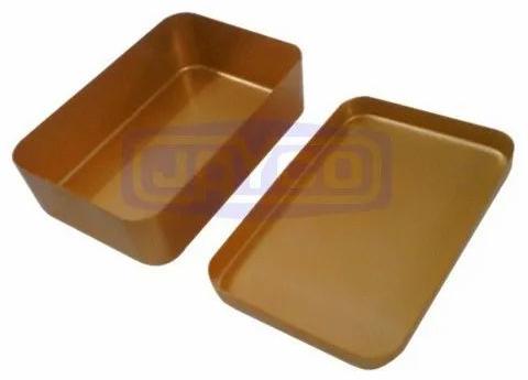 Rectangular Aluminium Food Packaging Box, For Multi Utility