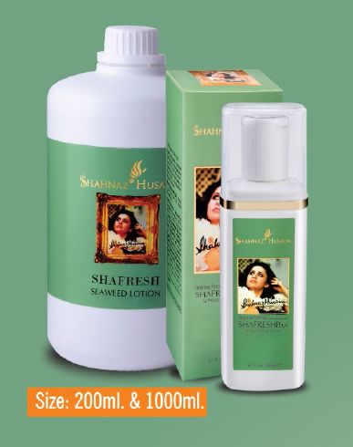 Liquid Shahnaz Husain Shafresh Plus Seaweed Lotion, For Parlour, Personal, Gender : Female