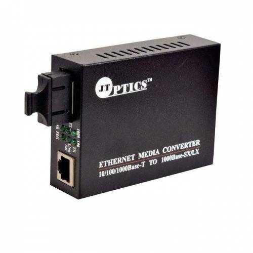 1000base-t To 1000base-fx Ethernet Ofc Media Converter Single Mode Dual Fiber, 1310nm, Sc, 20km