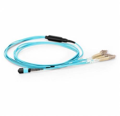 12 Fiber Mtp Female To 4 X Lc Duplex Fan Out Breakout Cable