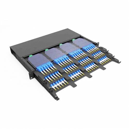 144 Fiber 1U Rack Mount Ultra Hd Fms Fiber Enclosure, Hold Upto 12 Ultra Hd Lgx Mpo Mtp Cassettes, U