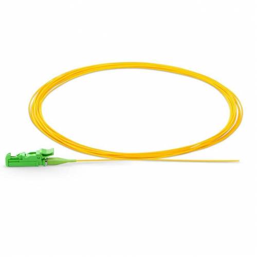 E2000 Apc Single Mode Optical Fiber Pigtail Tight Buffer 900 Micron, E2k Sm Pigtail