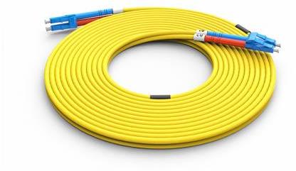 Lc Upc Lc Upc Single Mode Os2 Duplex OFNR Riser 2mm Optical Fiber Patch Cable