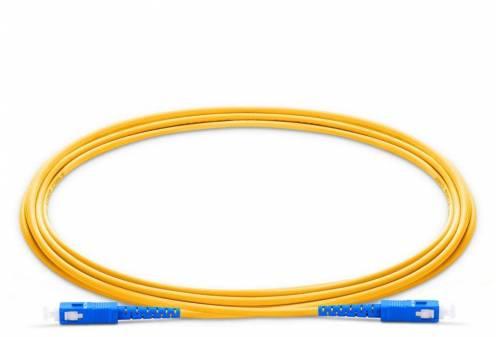 Sc Upc Sc Upc Single Mode Simplex Os2 Lszh 2mm Optical Fiber Patch Cable