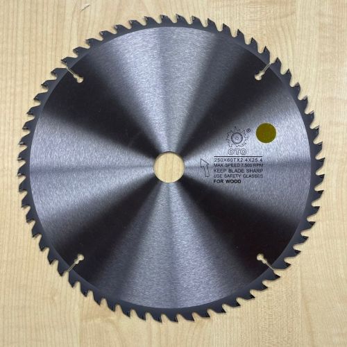 OTO TCT Blade 10X60TX2.4 Mm, For Wood, Plywood