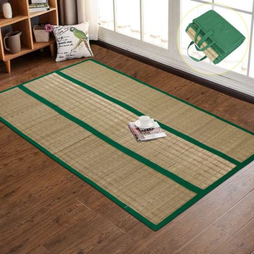 Eco-friendly Korai Grass Yoga Meditation Mat, Technics : Attractive Pattern, Embroidered, Handloom