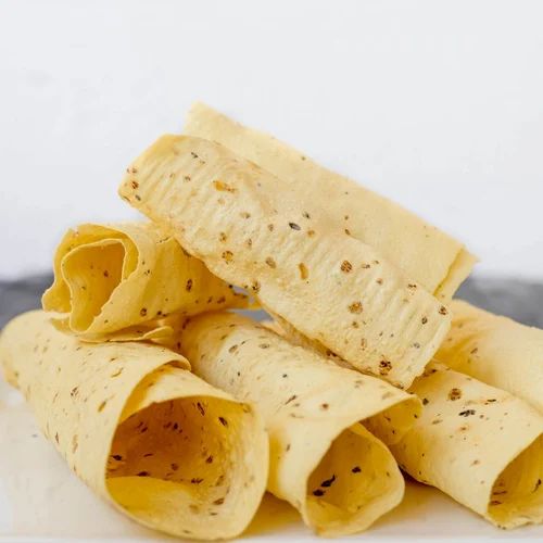 Brownish Masala Appalam Papad, For Human Consumption, Taste : Salty