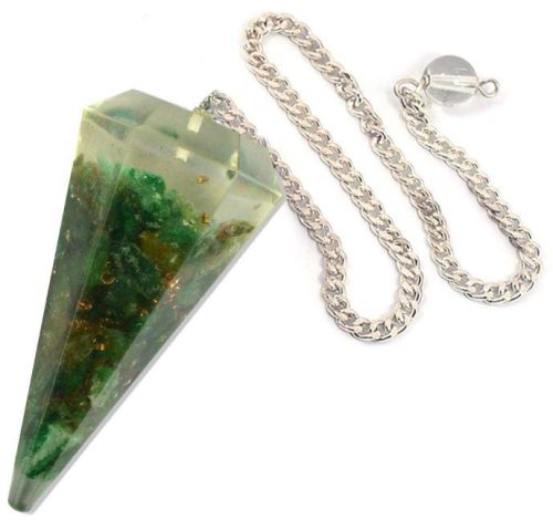 Polished Green Aventurine Gemstone Pendulum, For Jewellery, Occasion : Love, Gift, Friendship
