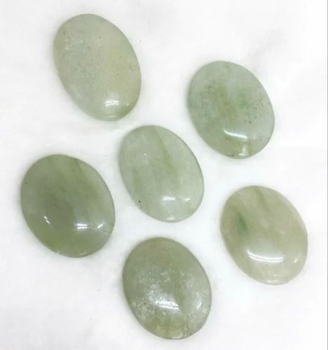 Polished Green Aventurine Palm Stone, For Bracelet, Earring, Necklace, Feature : Durable, Fine Finishing